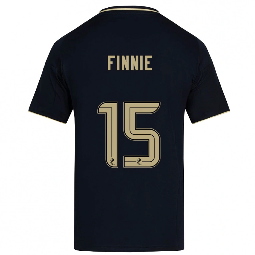 Danxen Kvinder Maddison Finnie #15 Marineblå Guld Udebane Spillertrøjer 2025/26 Trøje T-Shirt
