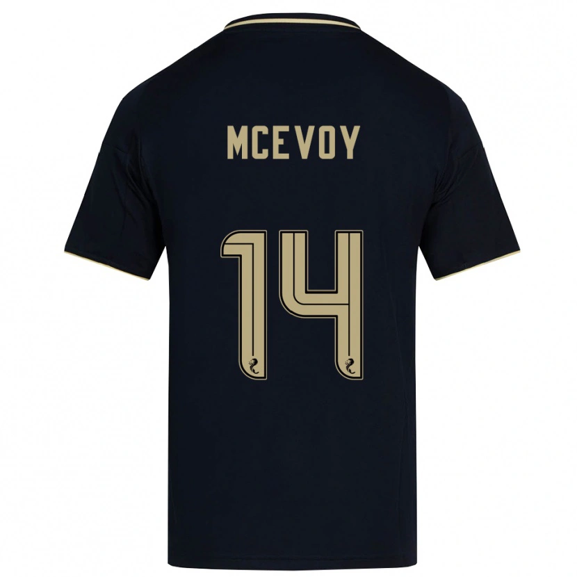 Danxen Kvinder Holly Mcevoy #14 Marineblå Guld Udebane Spillertrøjer 2025/26 Trøje T-Shirt