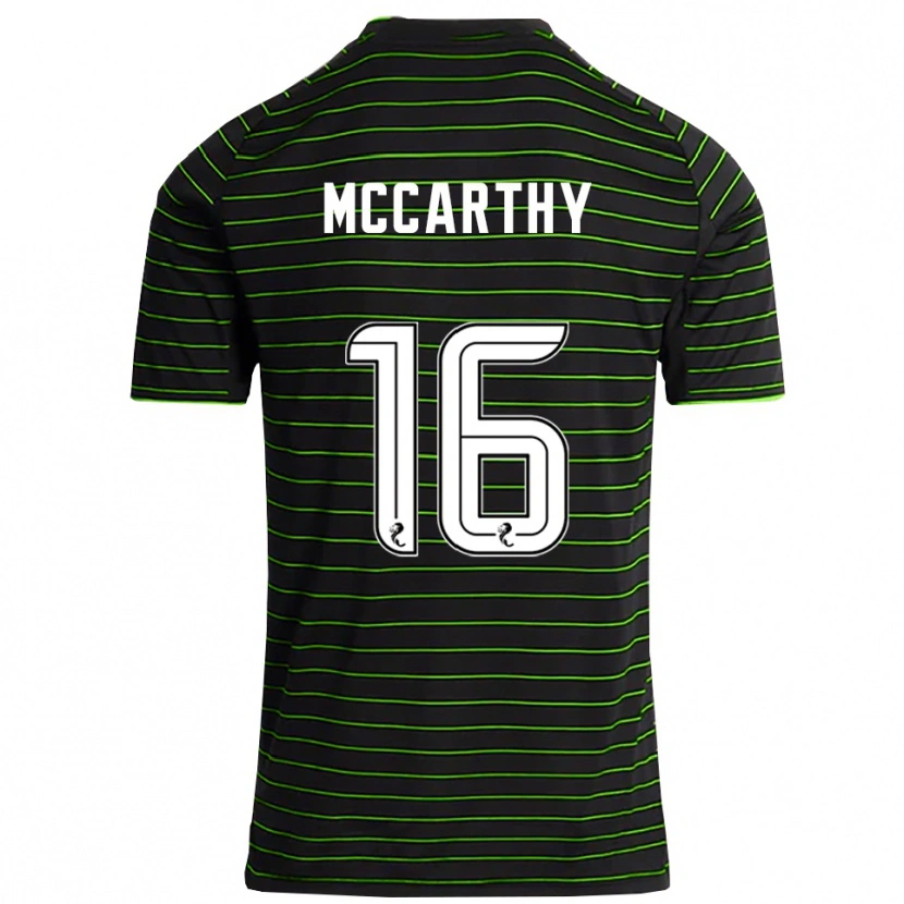 Danxen Kvinder James Mccarthy #16 Sort Grøn Udebane Spillertrøjer 2025/26 Trøje T-Shirt