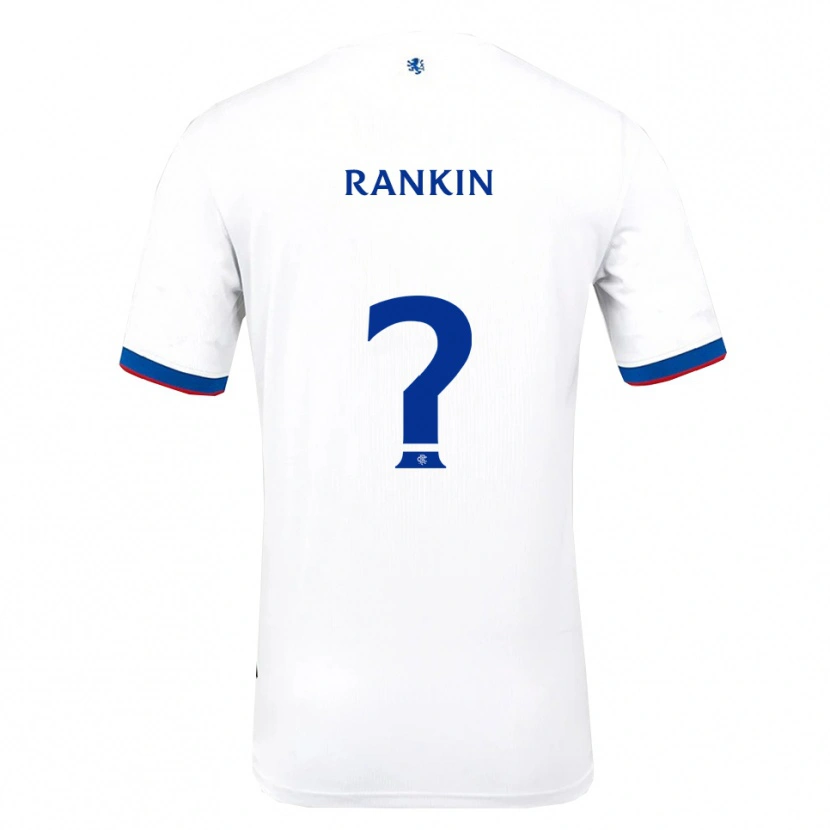 Danxen Kvinder Luca Rankin #0 Hvid Rød Blå Udebane Spillertrøjer 2025/26 Trøje T-Shirt