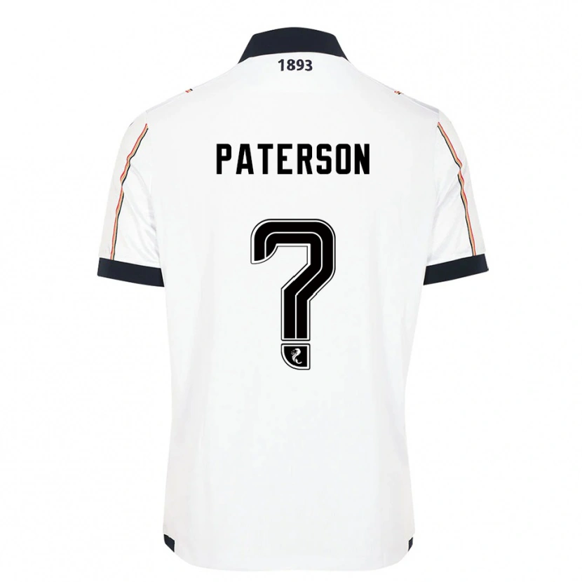 Danxen Kvinder Sonny Paterson #0 Hvid Marineblå Rød Udebane Spillertrøjer 2025/26 Trøje T-Shirt