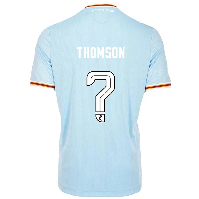 Danxen Kvinder Aaron Thomson #0 Lyseblå Udebane Spillertrøjer 2025/26 Trøje T-Shirt