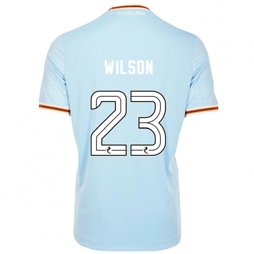 Danxen Kvinder Ewan Wilson #23 Lyseblå Udebane Spillertrøjer 2025/26 Trøje T-Shirt