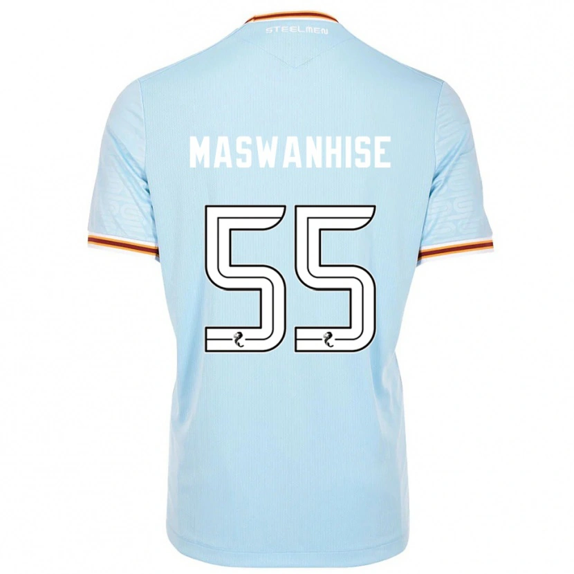 Danxen Kvinder Tawanda Maswanhise #55 Lyseblå Udebane Spillertrøjer 2025/26 Trøje T-Shirt