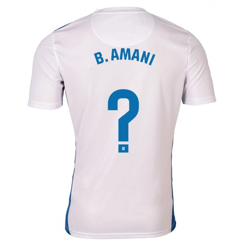 Danxen Børn Bernadette Amani Kakounan #0 Hvid Blå Hjemmebane Spillertrøjer 2025/26 Trøje T-Shirt