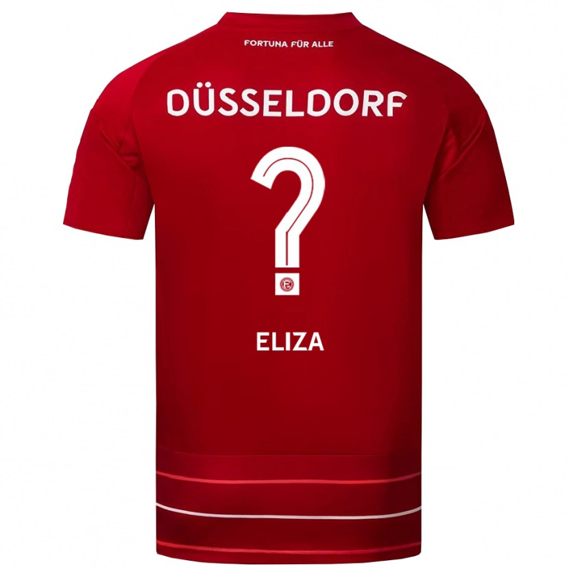 Danxen Børn Eliza Bivolaku #0 Rød Hvid Hjemmebane Spillertrøjer 2025/26 Trøje T-Shirt