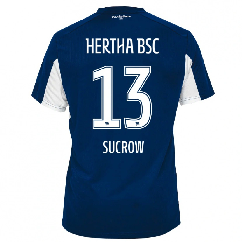 Danxen Børn Connor Sucrow #13 Hvid Blå Hjemmebane Spillertrøjer 2025/26 Trøje T-Shirt
