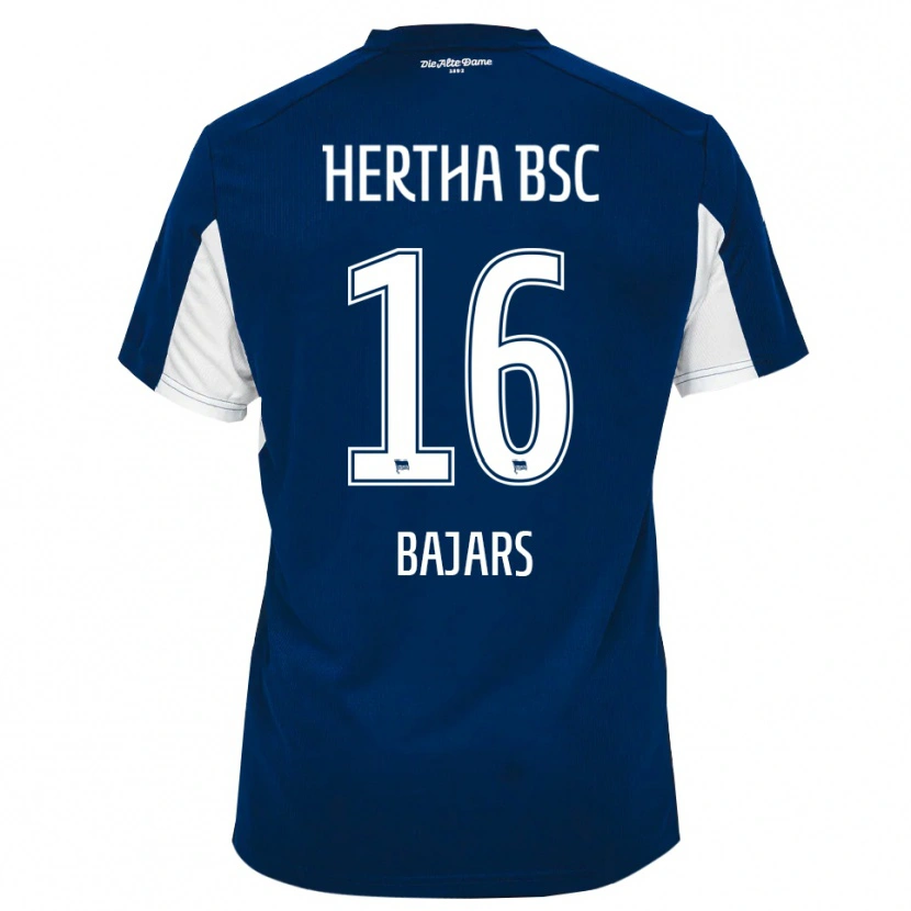 Danxen Børn Marko Bajars #16 Hvid Blå Hjemmebane Spillertrøjer 2025/26 Trøje T-Shirt