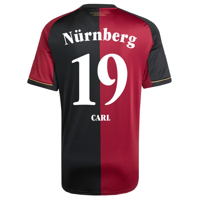 Danxen Børn Ferdinand Carl #19 Burgundy Sort Hjemmebane Spillertrøjer 2025/26 Trøje T-Shirt