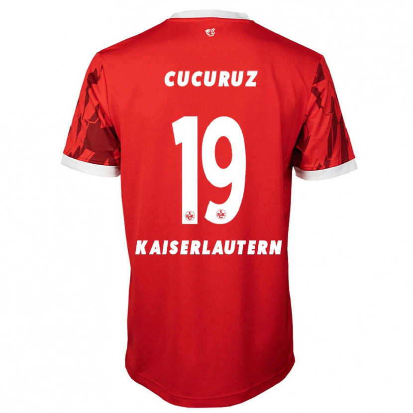 Danxen Børn Nichita Cucuruz #19 Rød Hvid Hjemmebane Spillertrøjer 2025/26 Trøje T-Shirt