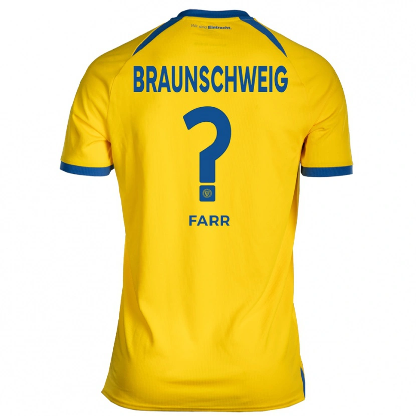 Danxen Børn Antonia Farr #0 Gul Blå Hjemmebane Spillertrøjer 2025/26 Trøje T-Shirt