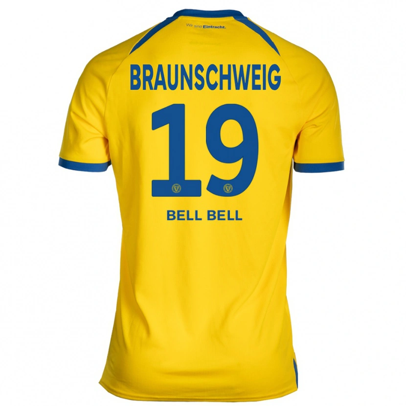 Danxen Børn Leon Bell Bell #19 Gul Blå Hjemmebane Spillertrøjer 2025/26 Trøje T-Shirt