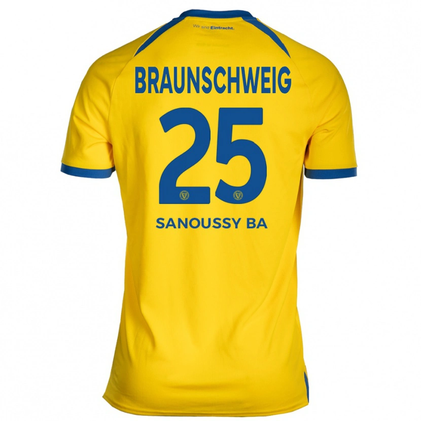 Danxen Børn Sanoussy Ba #25 Gul Blå Hjemmebane Spillertrøjer 2025/26 Trøje T-Shirt