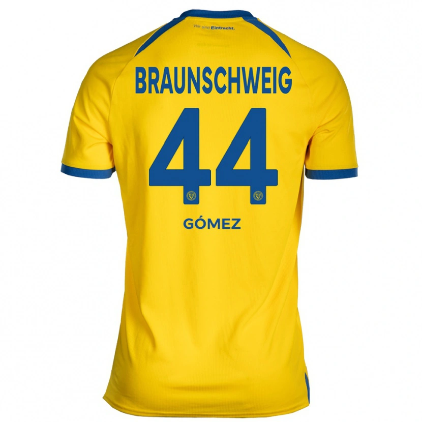 Danxen Børn Johan Gómez #44 Gul Blå Hjemmebane Spillertrøjer 2025/26 Trøje T-Shirt