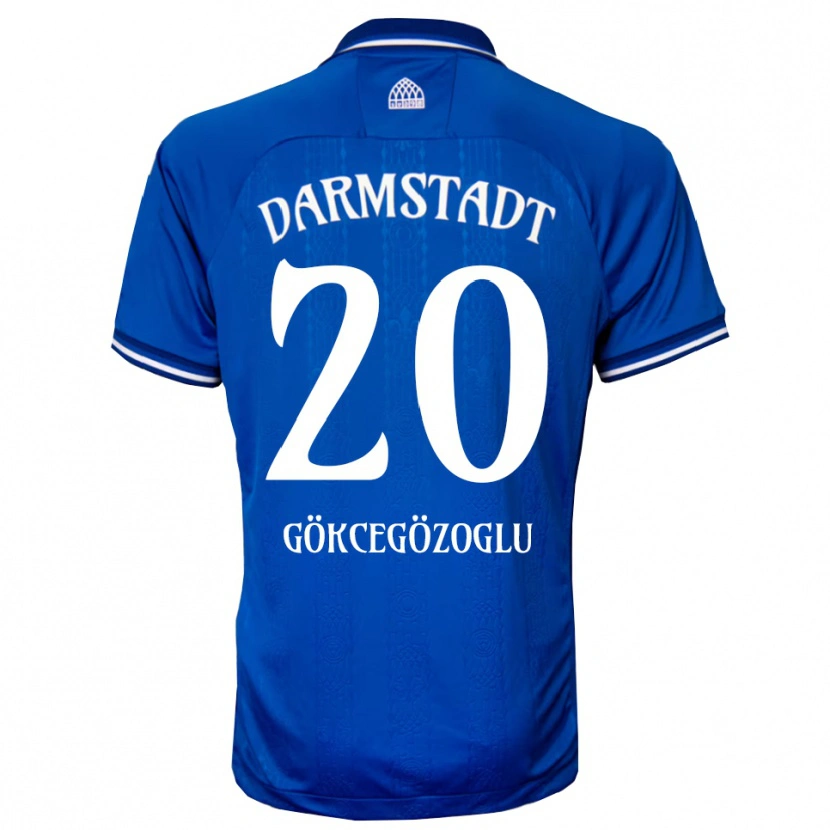Danxen Børn Musa Gökcegözoglu #20 Blå Hvid Hjemmebane Spillertrøjer 2025/26 Trøje T-Shirt