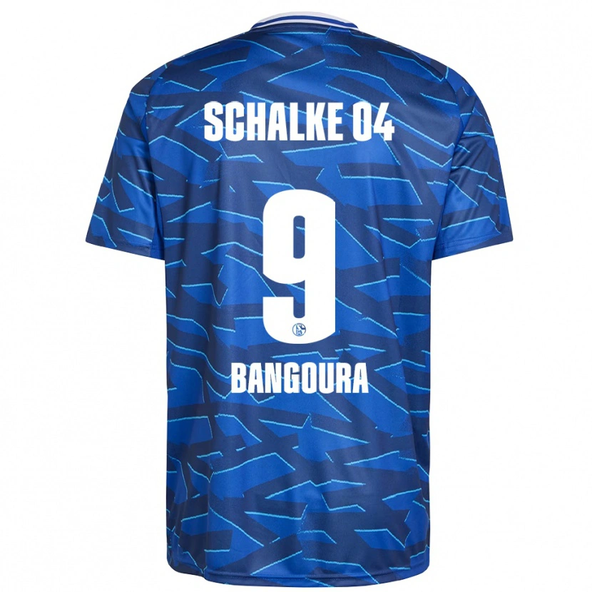 Danxen Børn Aboubacar Bangoura #9 Royal Blå Hvid Hjemmebane Spillertrøjer 2025/26 Trøje T-Shirt