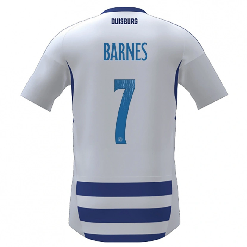 Danxen Børn Sejoba Barnes #7 Hvid Blå Hjemmebane Spillertrøjer 2025/26 Trøje T-Shirt