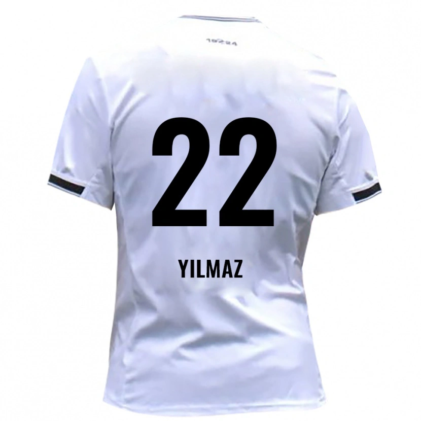 Danxen Børn Furkan Yilmaz #22 Hvid Rød Hjemmebane Spillertrøjer 2025/26 Trøje T-Shirt