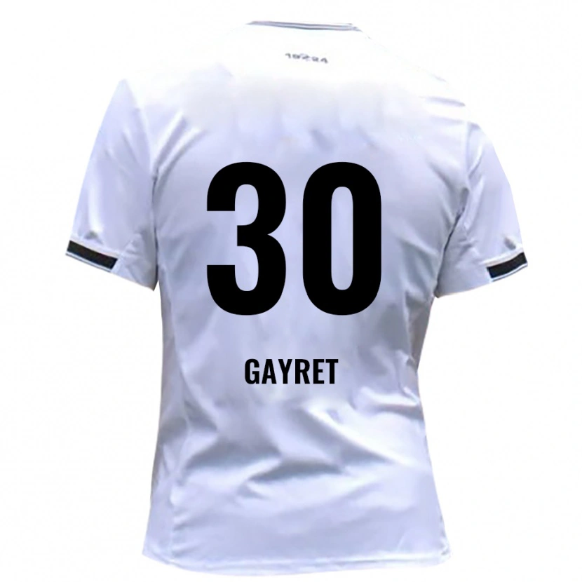 Danxen Børn Timur Gayret #30 Hvid Rød Hjemmebane Spillertrøjer 2025/26 Trøje T-Shirt