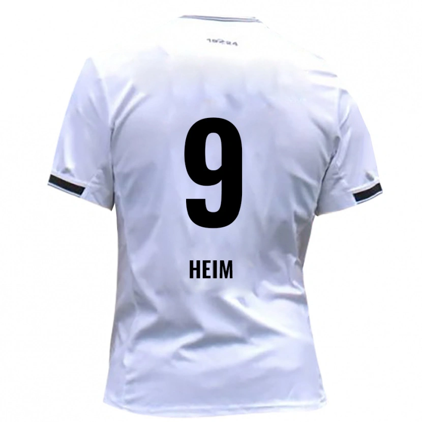 Danxen Børn Noah Heim #9 Hvid Rød Hjemmebane Spillertrøjer 2025/26 Trøje T-Shirt