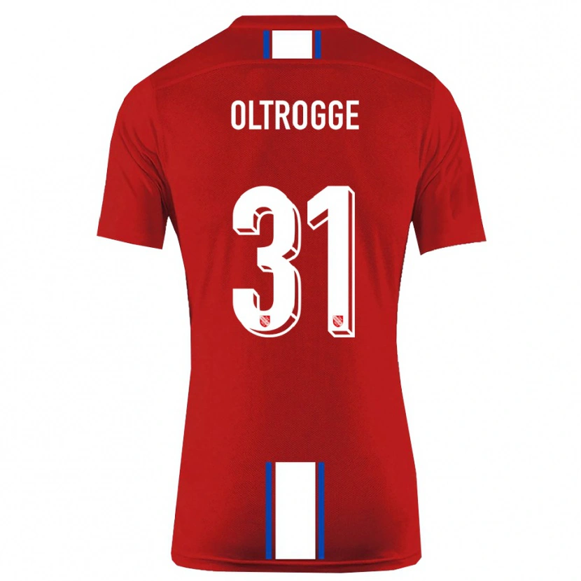 Danxen Børn Jannik Oltrogge #31 Rød Hvid Hjemmebane Spillertrøjer 2025/26 Trøje T-Shirt