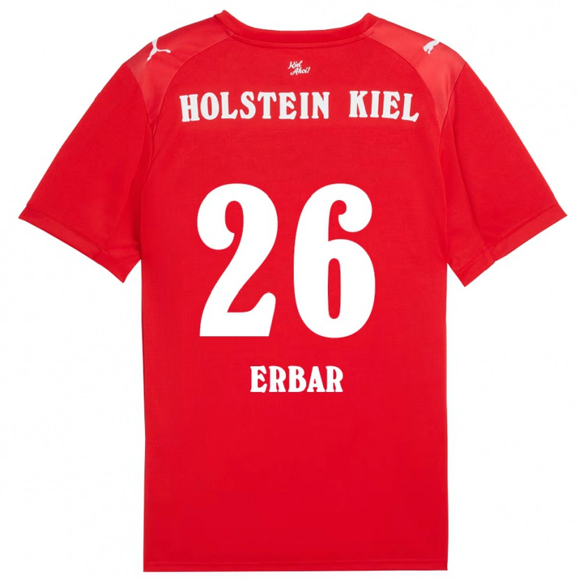 Danxen Børn Luisa Erbar #26 Rød Blå Udebane Spillertrøjer 2025/26 Trøje T-Shirt