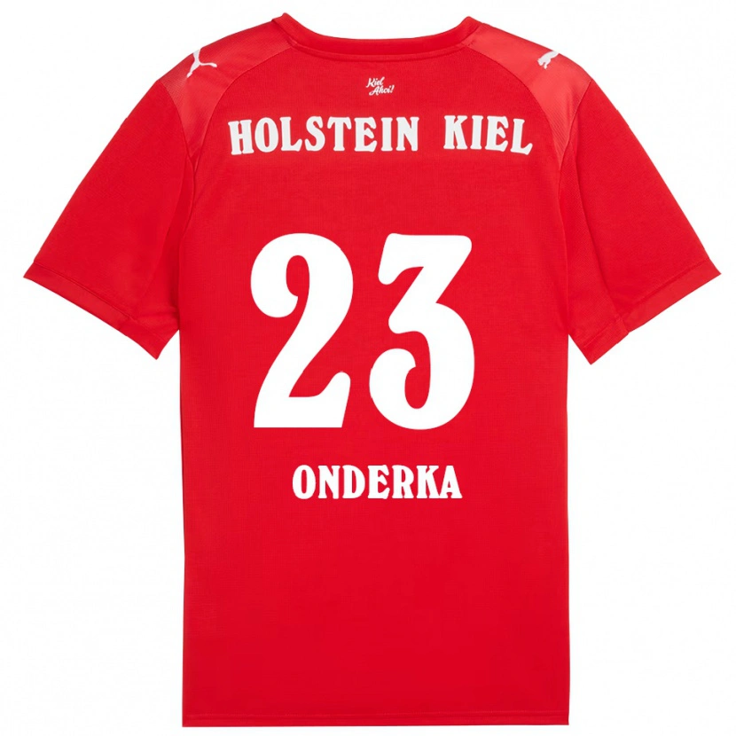 Danxen Børn Vita Onderka #23 Rød Blå Udebane Spillertrøjer 2025/26 Trøje T-Shirt