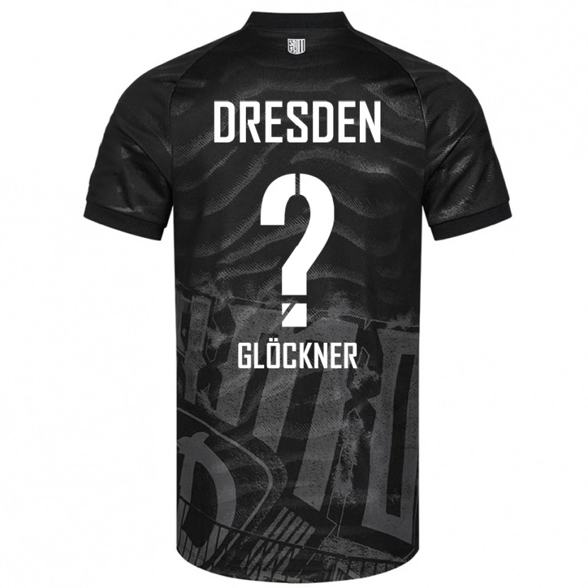 Danxen Børn Patricia Glöckner #0 Sort Grå Udebane Spillertrøjer 2025/26 Trøje T-Shirt