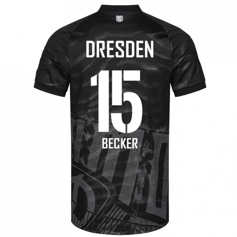 Danxen Børn Rochael Becker #15 Sort Grå Udebane Spillertrøjer 2025/26 Trøje T-Shirt