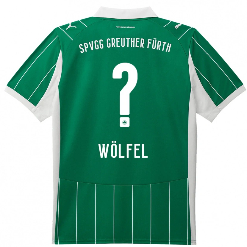 Danxen Børn Luisa Wölfel #0 Grøn Hvid Udebane Spillertrøjer 2025/26 Trøje T-Shirt