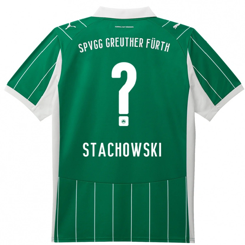 Danxen Børn Lara Stachowski #0 Grøn Hvid Udebane Spillertrøjer 2025/26 Trøje T-Shirt