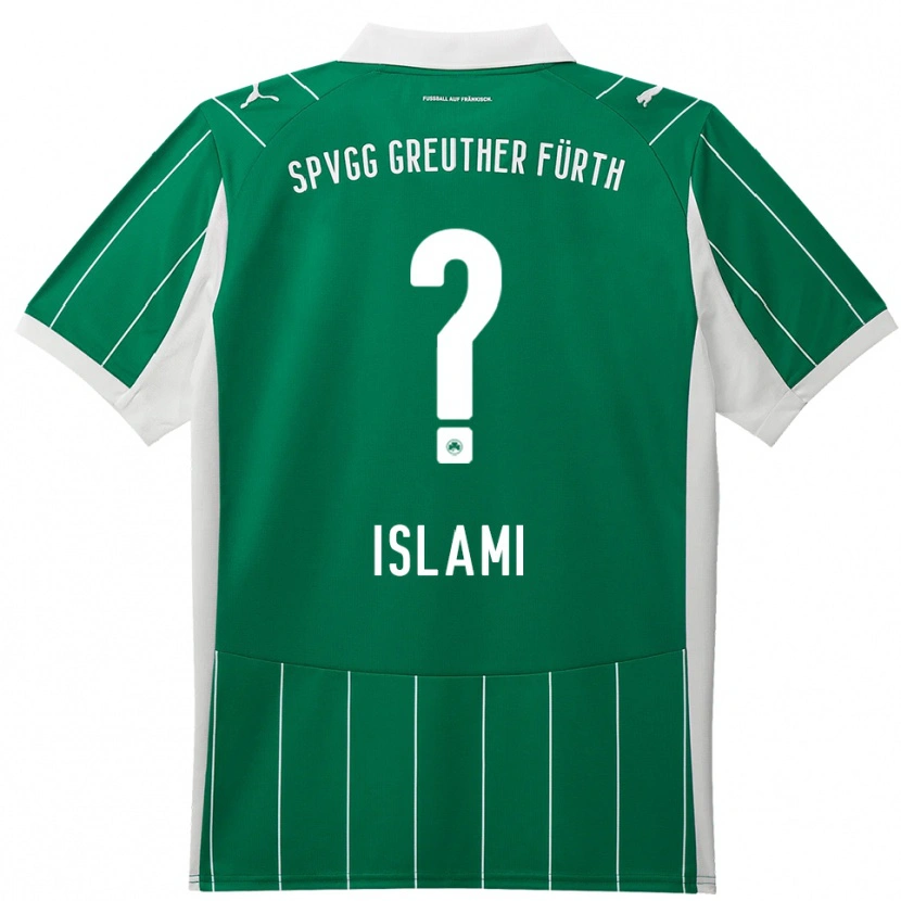 Danxen Børn Lorita Islami #0 Grøn Hvid Udebane Spillertrøjer 2025/26 Trøje T-Shirt
