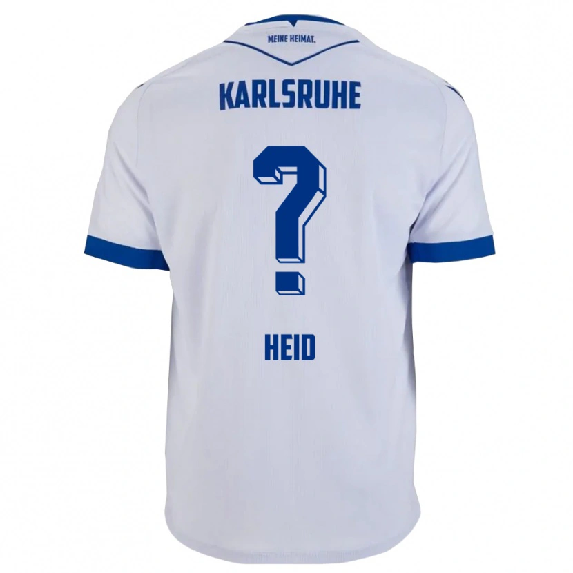 Danxen Børn Gabriela Heid #0 Hvid Blå Udebane Spillertrøjer 2025/26 Trøje T-Shirt