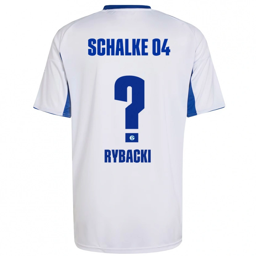 Danxen Børn Pia Rybacki #0 Hvid Blå Udebane Spillertrøjer 2025/26 Trøje T-Shirt