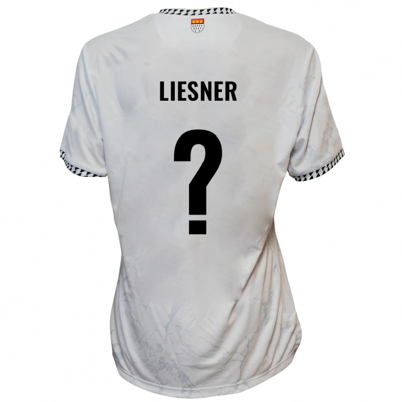 Danxen Børn Annalena Stephanie Liesner #0 Hvid Sort Udebane Spillertrøjer 2025/26 Trøje T-Shirt
