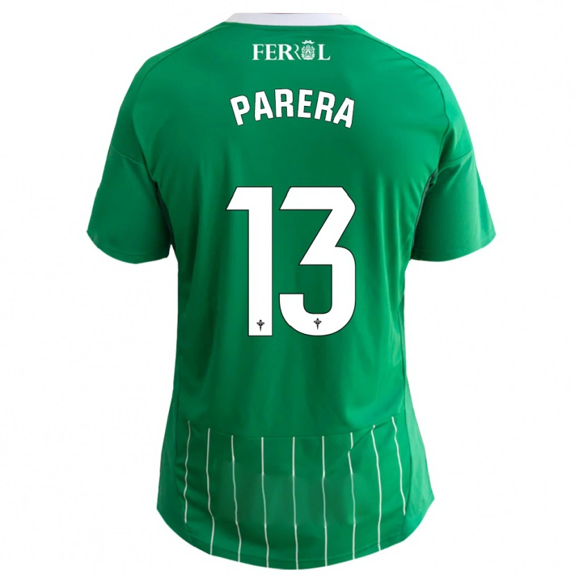 Danxen Mænd Miquel Parera #13 Grøn Hvid Hjemmebane Spillertrøjer 2025/26 Trøje T-Shirt