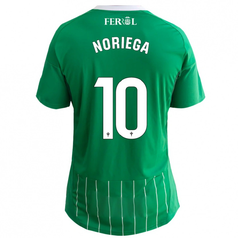 Danxen Mænd Jairo Noriega #10 Grøn Hvid Hjemmebane Spillertrøjer 2025/26 Trøje T-Shirt