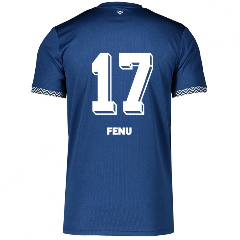 Danxen Mænd Inci Fenu #17 Navy Hvid Hjemmebane Spillertrøjer 2025/26 Trøje T-Shirt