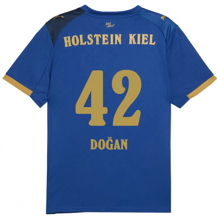 Danxen Mænd Tyler Doğan #42 Blå Guld Hjemmebane Spillertrøjer 2025/26 Trøje T-Shirt