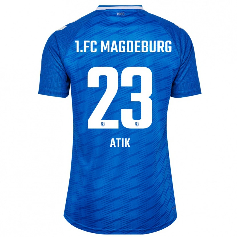 Danxen Mænd Baris Atik #23 Blå Hvid Hjemmebane Spillertrøjer 2025/26 Trøje T-Shirt