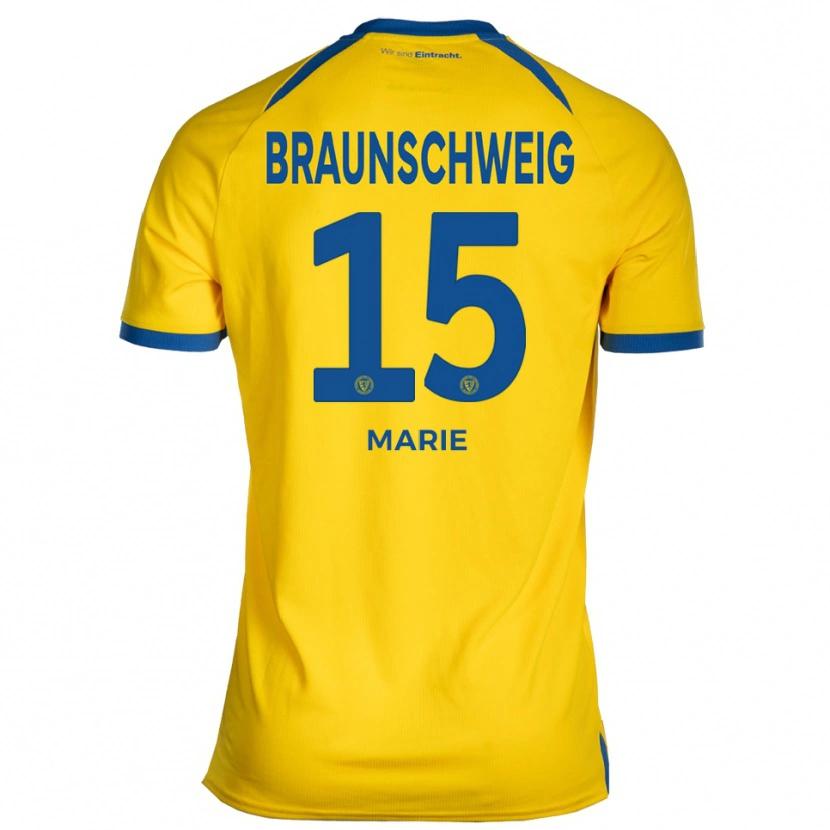 Danxen Mænd Max Marie #15 Gul Blå Hjemmebane Spillertrøjer 2025/26 Trøje T-Shirt