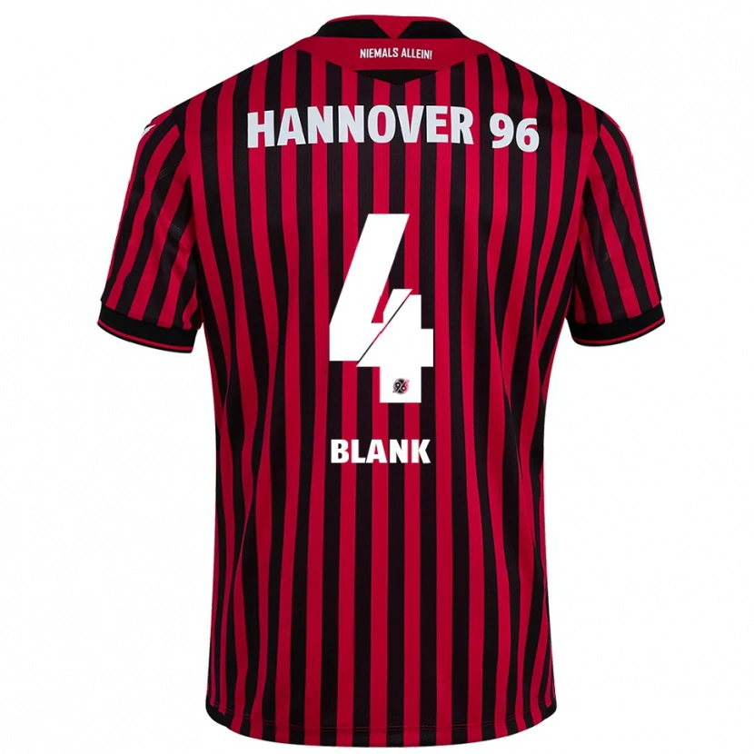 Danxen Mænd Hendry Blank #4 Rød Sort Hjemmebane Spillertrøjer 2025/26 Trøje T-Shirt