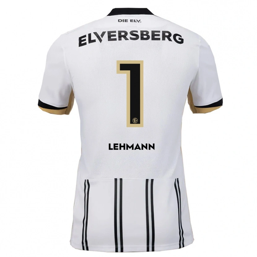 Danxen Mænd Frank Lehmann #1 Hvid Sort Hjemmebane Spillertrøjer 2025/26 Trøje T-Shirt