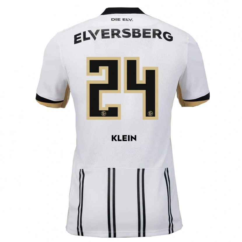 Danxen Mænd Emily Klein #24 Hvid Sort Hjemmebane Spillertrøjer 2025/26 Trøje T-Shirt