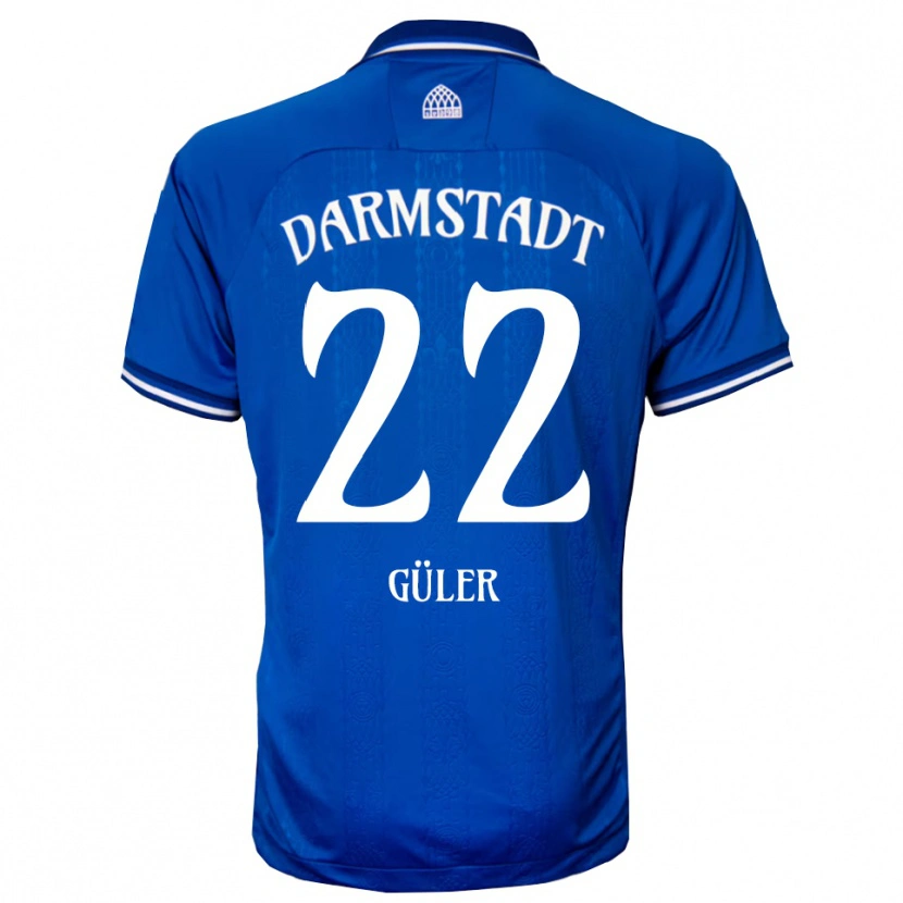 Danxen Mænd Serhat-Semih Güler #22 Blå Hvid Hjemmebane Spillertrøjer 2025/26 Trøje T-Shirt