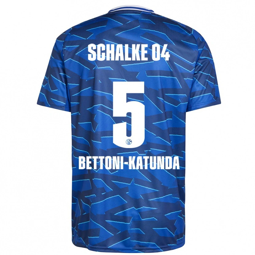 Danxen Mænd Claudio Bettoni-Katunda #5 Royal Blå Hvid Hjemmebane Spillertrøjer 2025/26 Trøje T-Shirt