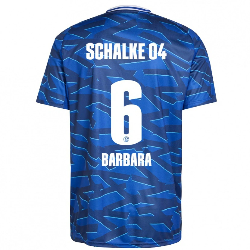 Danxen Mænd Jana Barbara #6 Royal Blå Hvid Hjemmebane Spillertrøjer 2025/26 Trøje T-Shirt