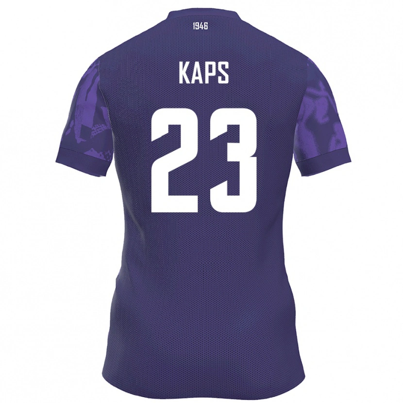 Danxen Mænd Hugo Kaps #23 Lilla Hvid Hjemmebane Spillertrøjer 2025/26 Trøje T-Shirt