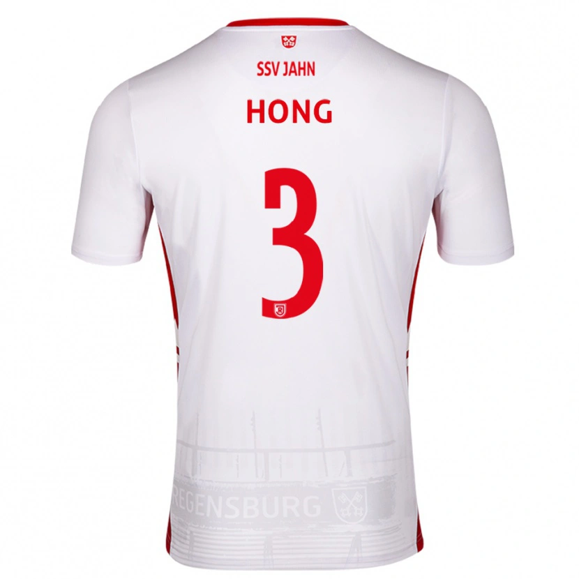 Danxen Mænd Hong Lac Luong Thanh #3 Hvid Rød Hjemmebane Spillertrøjer 2025/26 Trøje T-Shirt