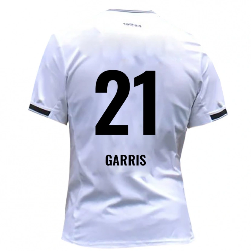 Danxen Mænd Jaden-Romero Garris #21 Hvid Rød Hjemmebane Spillertrøjer 2025/26 Trøje T-Shirt